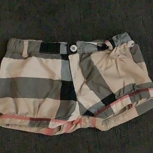 Burberry shorts kids large